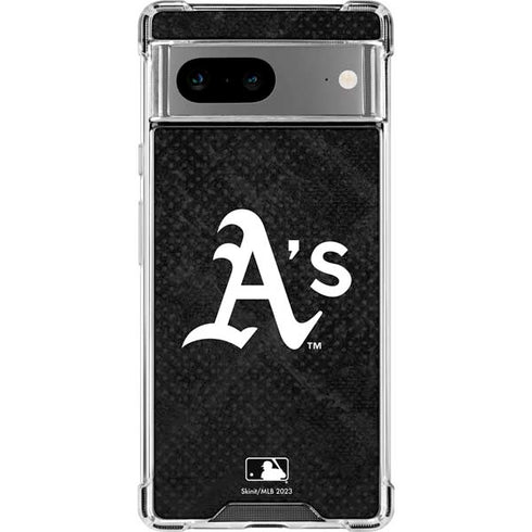 MLB Oakland Athletics Dark Wash Google Pixel 8a Clear Case